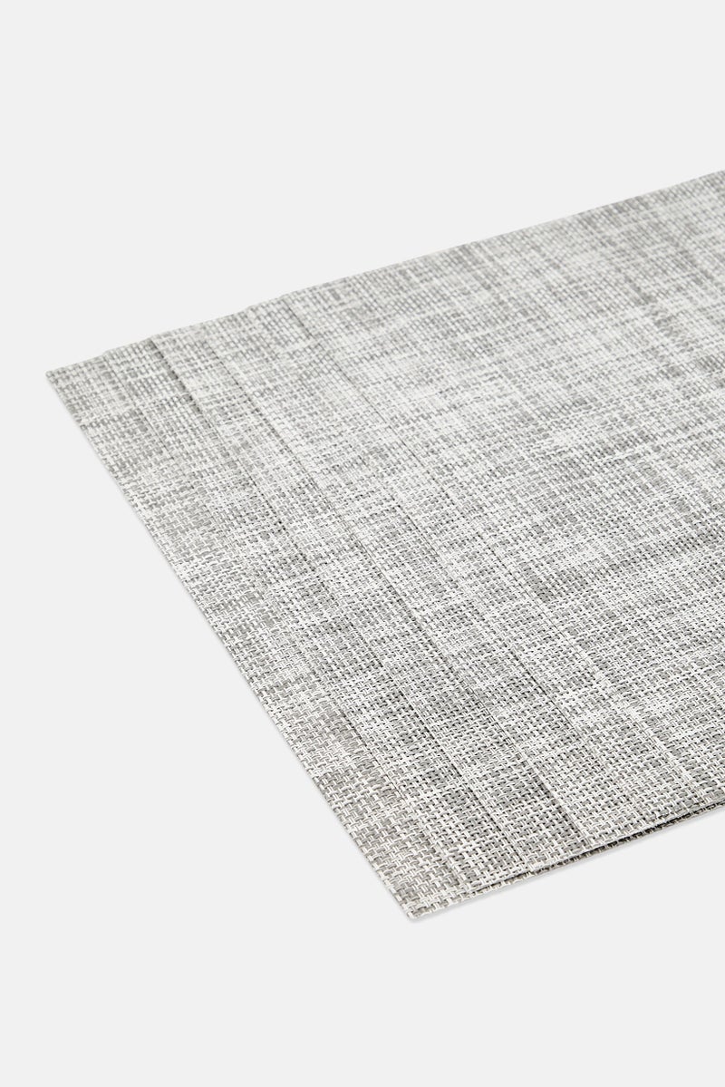 YOTO 6 Pieces Rectangular Placemats Set, Grey - Image 3